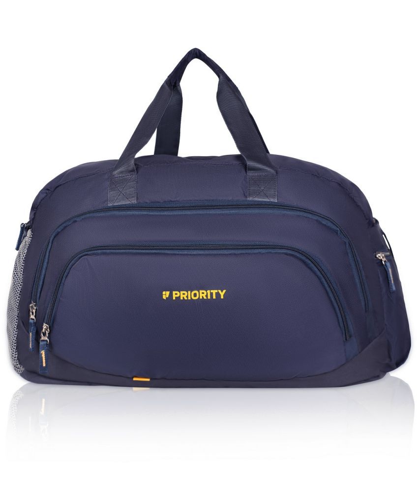    			Priority 39 Ltrs Navy Polyester Duffle Bag