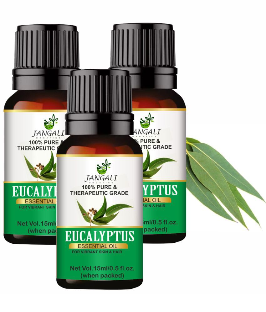     			Pure Jangali Organics Eucalyptus Essential Oil 45 mL ( Pack of 3 )