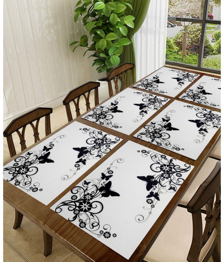     			Sanraksshan PVC Solid Rectangle Table Mats ( 40 cm x 32 cm ) Pack of 1 - Multi