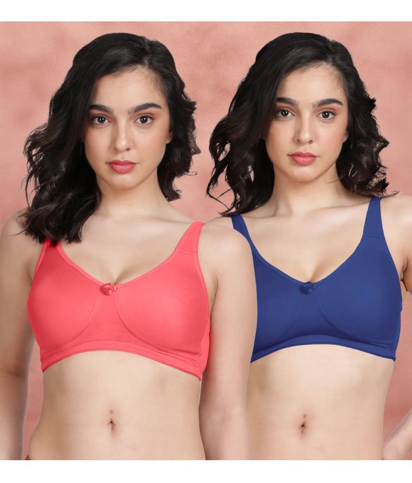     			Susie Pack of 2 Polyester Non Padded Women's Everyday Bra ( Multicolor ) susi-c2b-1963