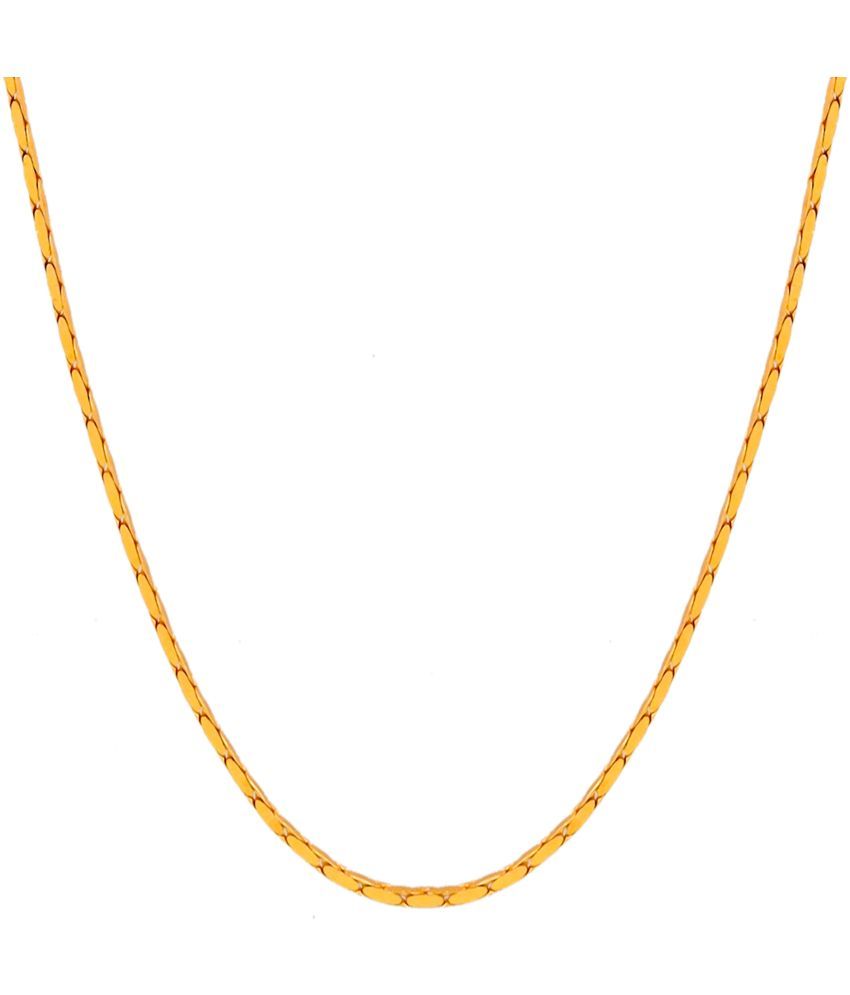     			Thrillz Gold Plated Chain ( Set of 1 )