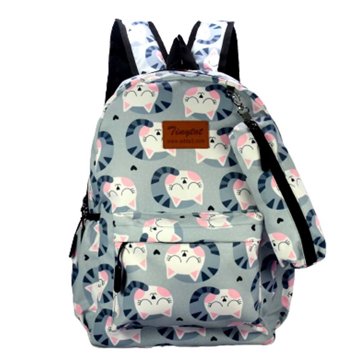     			Tinytot Multicolor Polyester Backpack For Kids