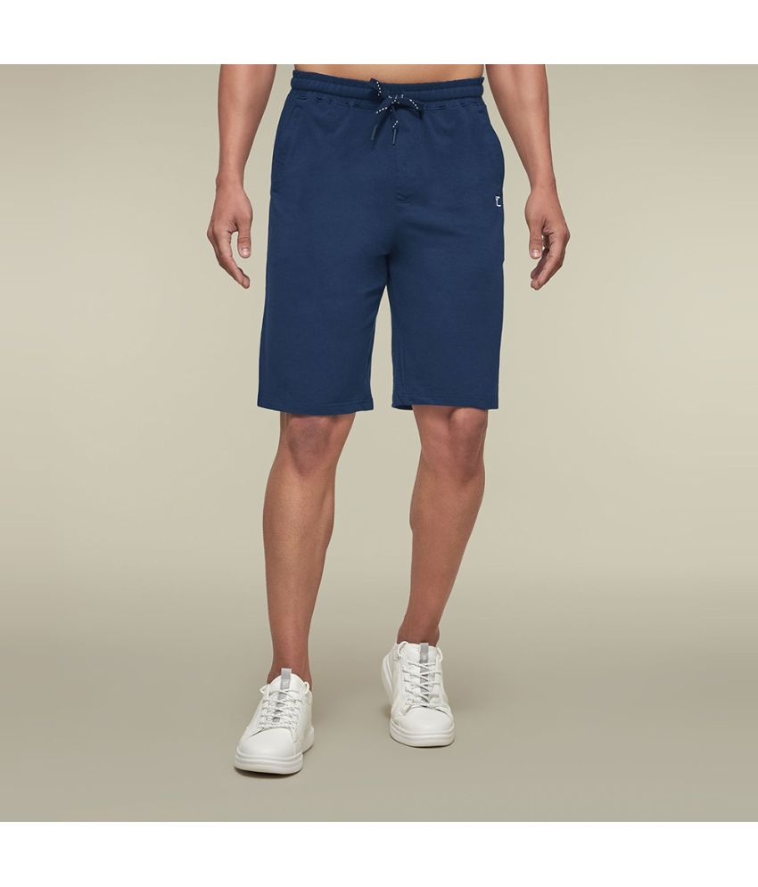     			XYXX Blue Cotton Men's Shorts ( Pack of 1 )