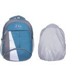 Blubags Light Blue Polyester Backpack ( 36 litres )