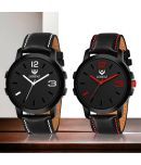 Lorenz Black PU Analog Men's Watch