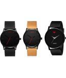 Lorenz Black PU Analog Men's Watch