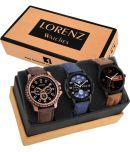 Lorenz Multicolor PU Analog Men's Watch