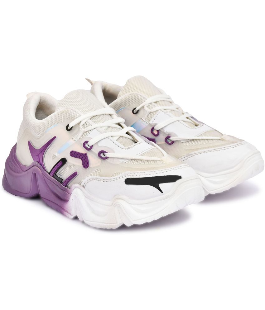     			ADRINT. Purple Women's Sneakers