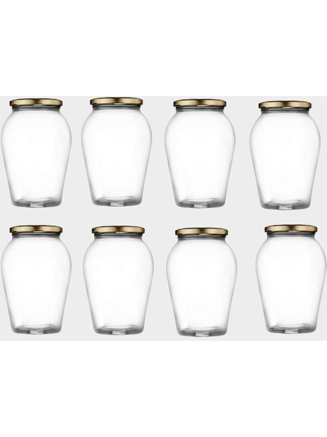     			AFAST Glass Container Jar Glass Nude Utility Container ( Set of 8 )