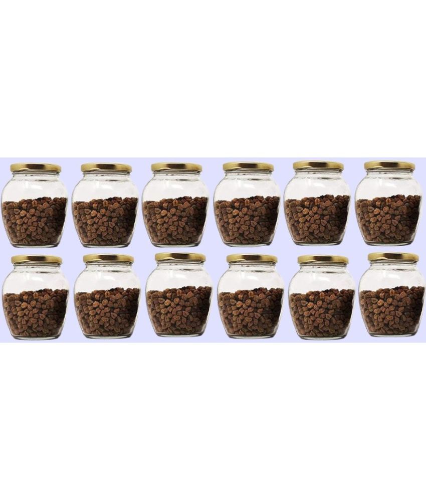     			AFAST Glass Container Jar Glass Nude Utility Container ( Set of 12 )