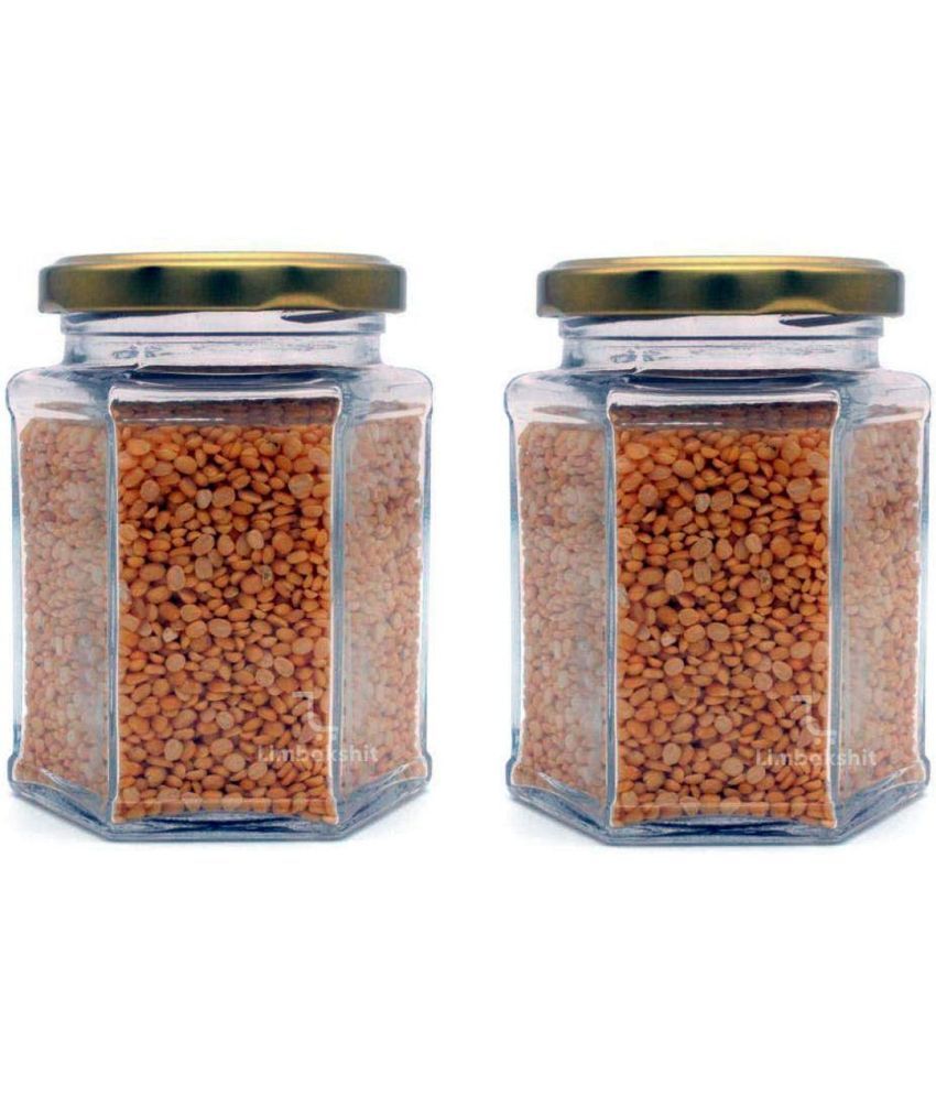     			AFAST Glass Container Jar Glass Nude Utility Container ( Set of 2 )