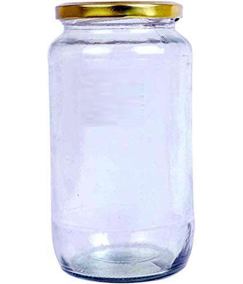    			AFAST Glass Container Jar Glass Nude Cookie Container ( Set of 1 )