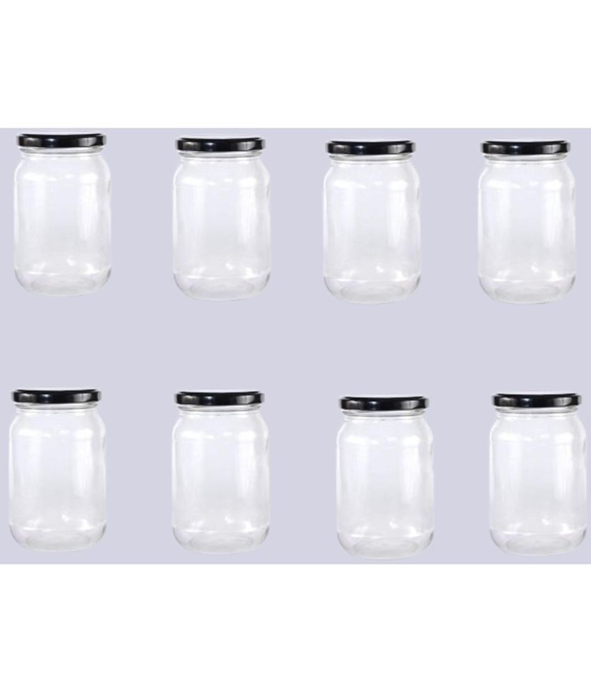     			AFAST Glass Container Jar Glass Nude Utility Container ( Set of 8 )