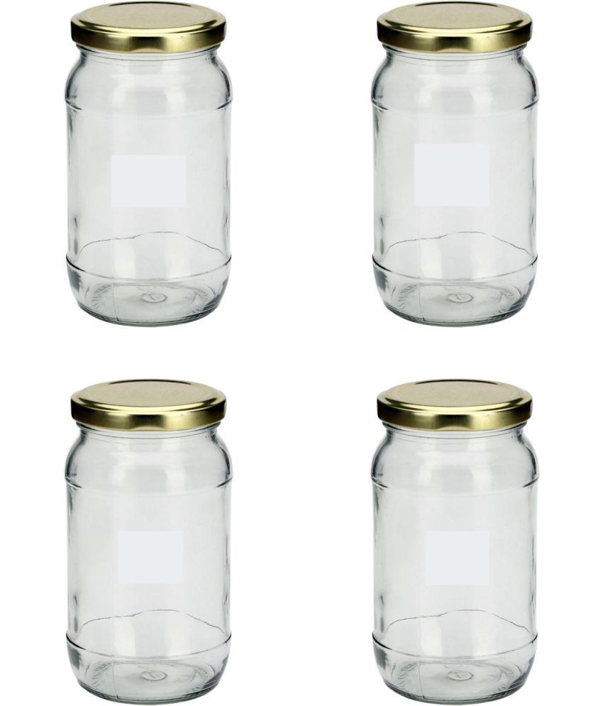     			AFAST Glass Container Jar Glass Nude Utility Container ( Set of 4 )