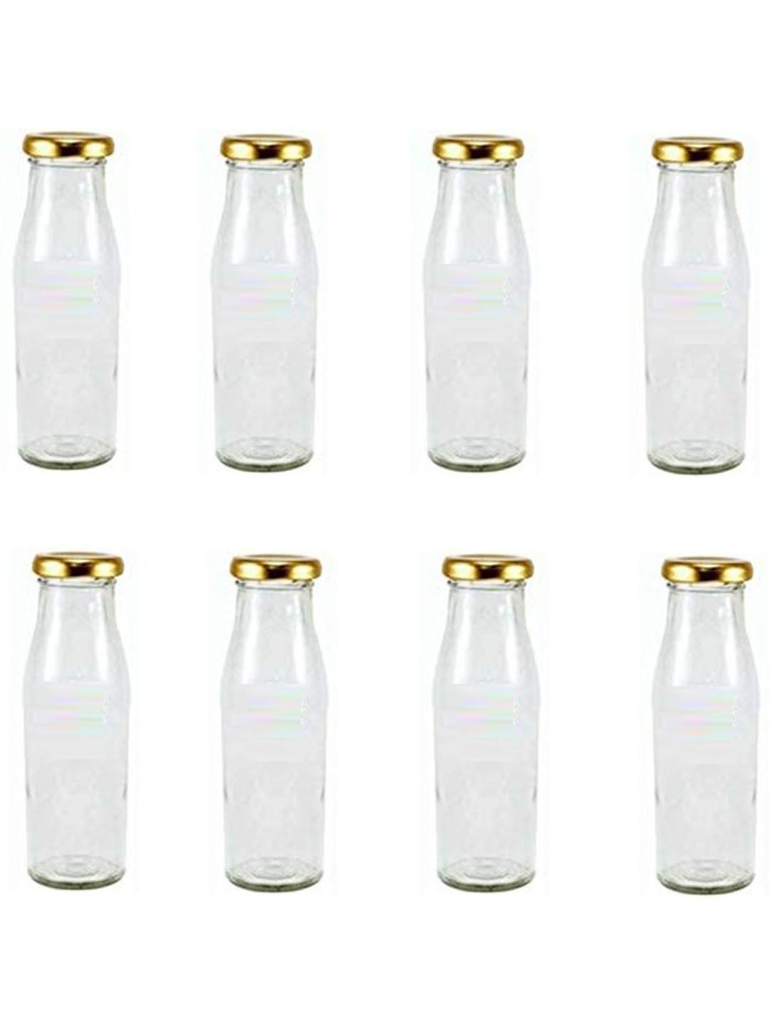     			AFAST Multipurpose Bottle Glass Transparent Utility Container ( Set of 8 )