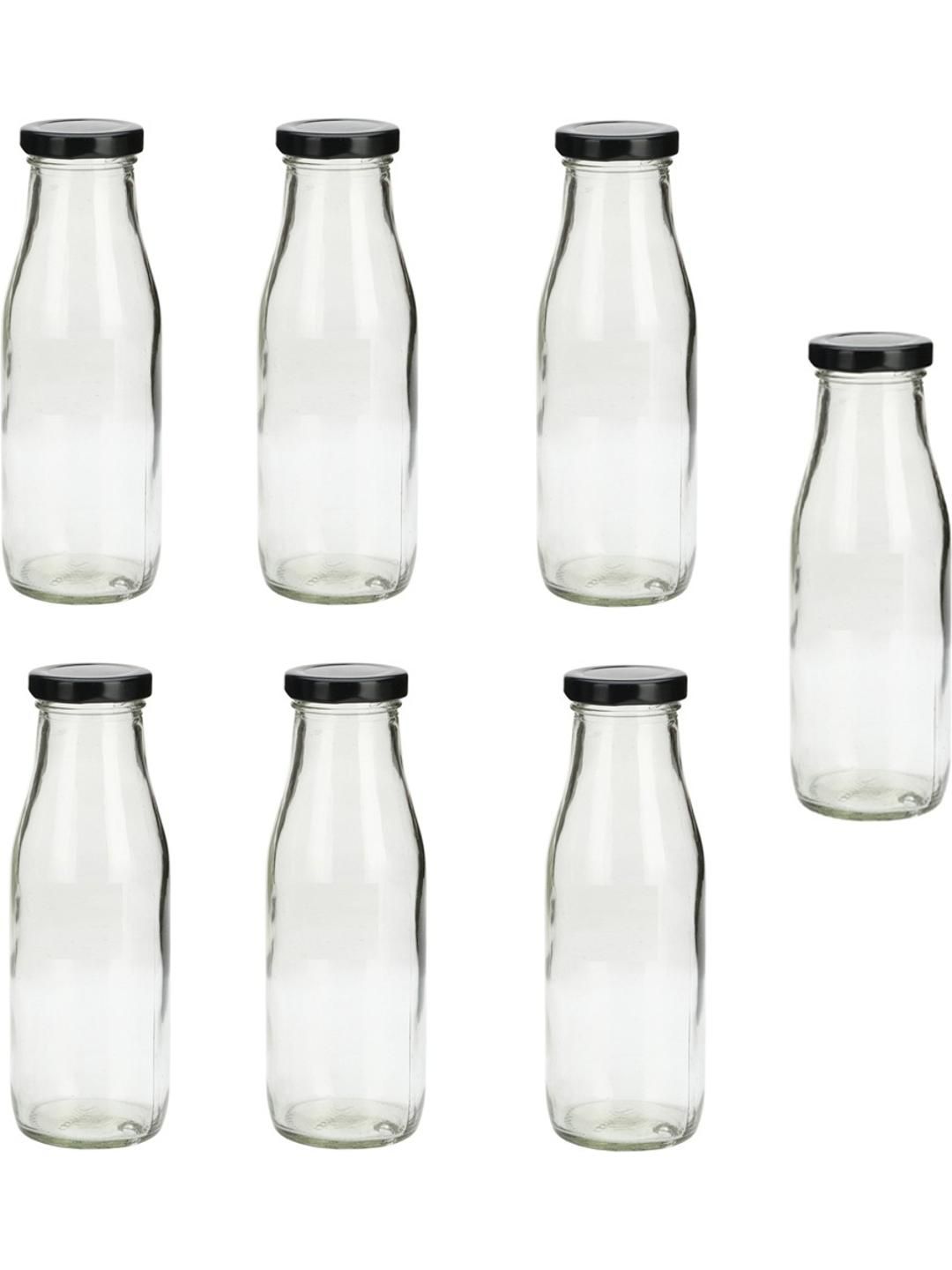     			AFAST Multipurpose Bottle Glass Transparent Utility Container ( Set of 7 )