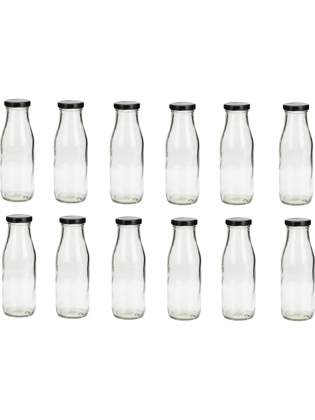     			AFAST Multipurpose Bottle Glass Transparent Utility Container ( Set of 12 )