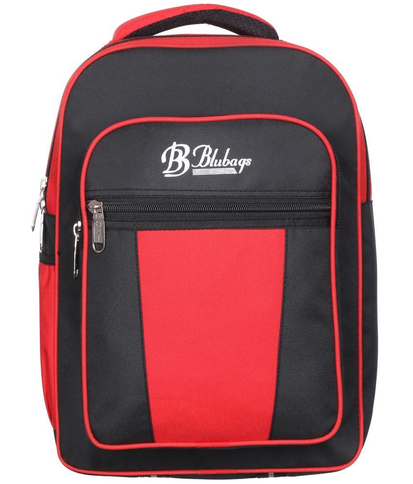     			Blubags Black Polyester Backpack ( 20 Ltrs )