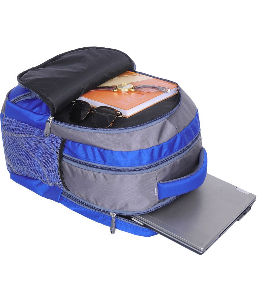     			Blubags Blue Polyester Backpack ( 36 Ltrs )