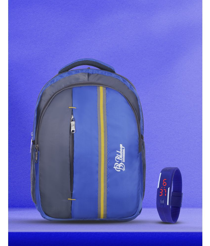     			Blubags Blue Polyester Backpack ( 45 Ltrs )