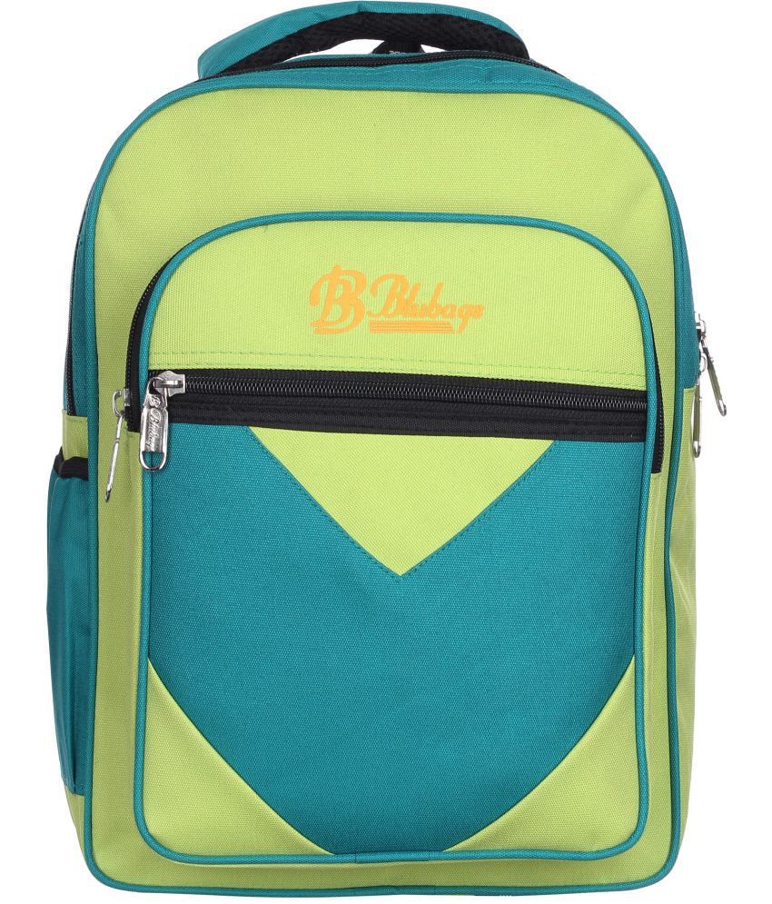     			Blubags Green Polyester Backpack ( 20 Ltrs )