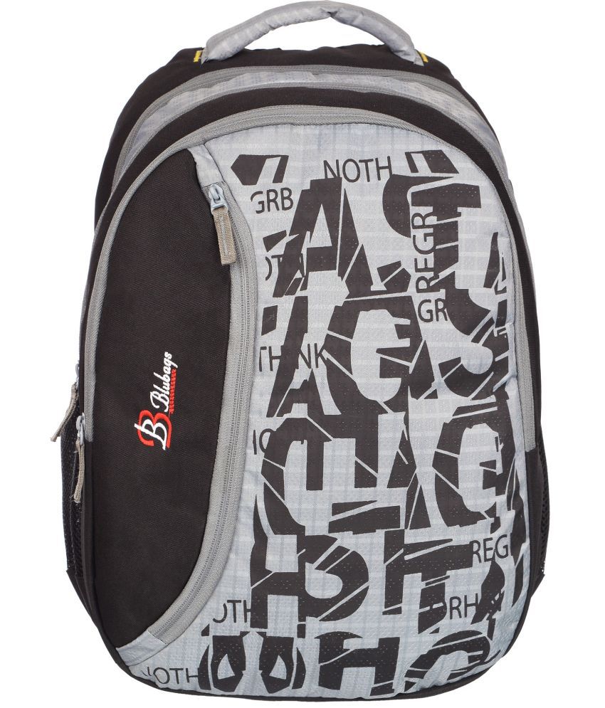     			Blubags Grey Polyester Backpack ( 30 Ltrs )