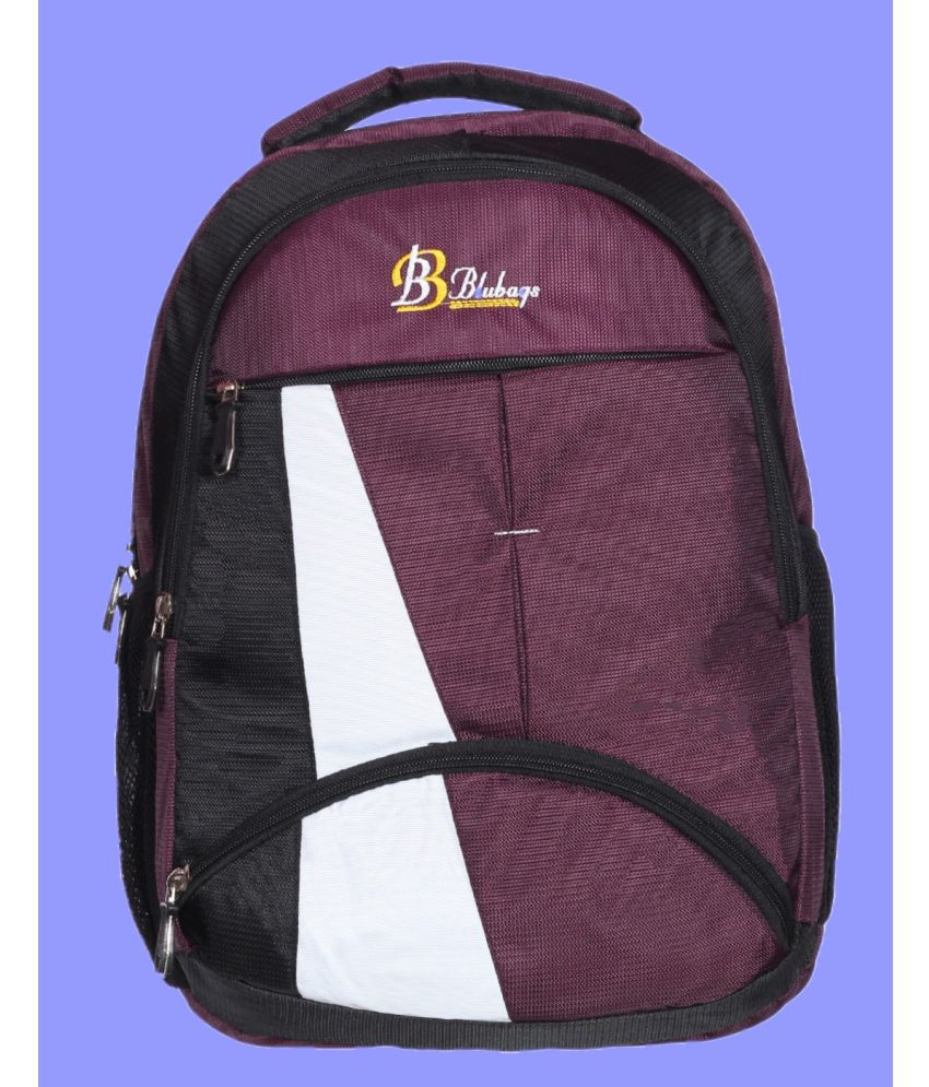     			Blubags Maroon Polyester Backpack ( 36 Ltrs )