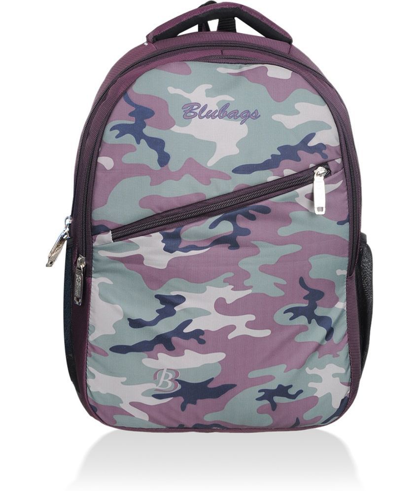     			Blubags Purple Polyester Backpack ( 36 Ltrs )