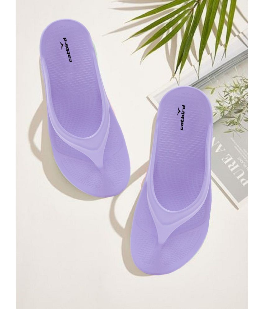     			Catbird Purple Women's Slide Flip Flop