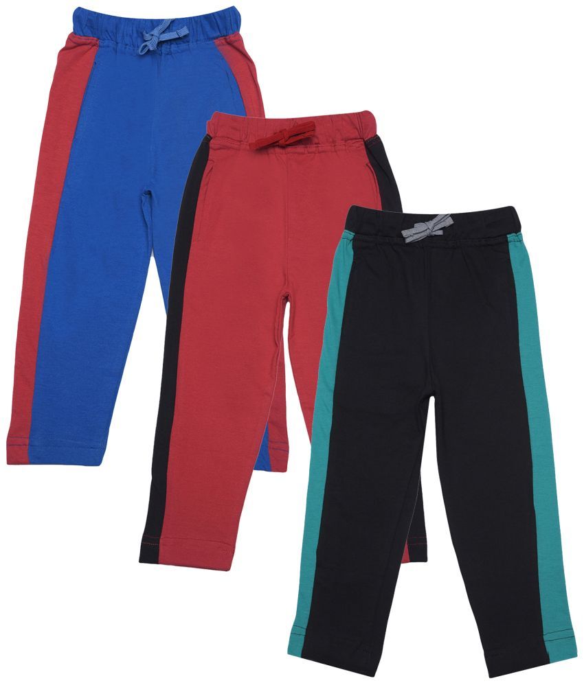     			Dollar Champion Kidswear Pack of 3 Boys Cotton Trackpant ( Multi )