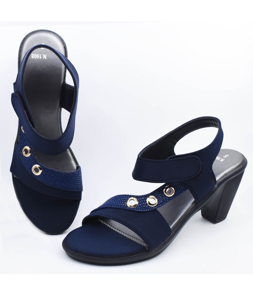     			HardForce Blue Women's Sandal Heels