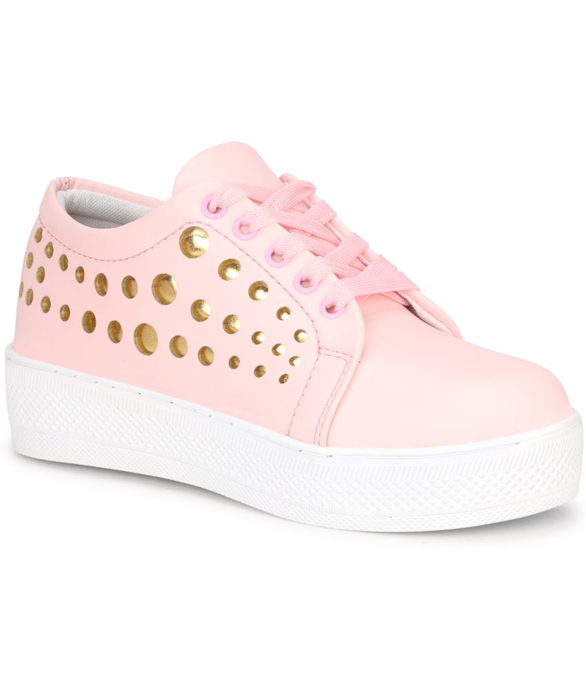     			Ishransh Pink Women's Sneakers