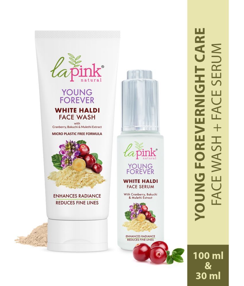     			La Pink Young Forever 2 Times Use Facial Kit For All Skin Type Fruit 100ml, 50ml ( Pack of 2 )