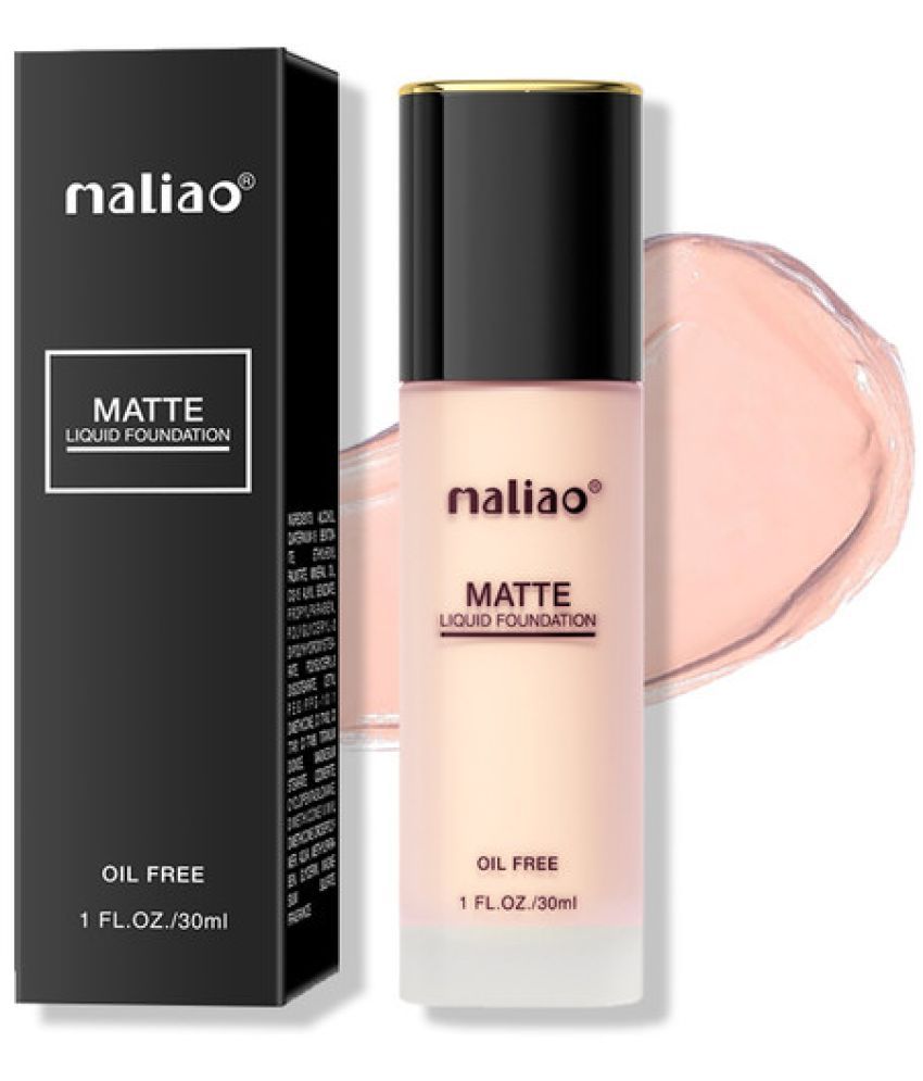     			Maliao Matte Cream For All Skin Types Skin Medium Foundation Pack of 1