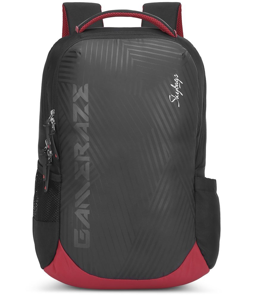     			Skybags Black Polyester Backpack ( 25 Ltrs )