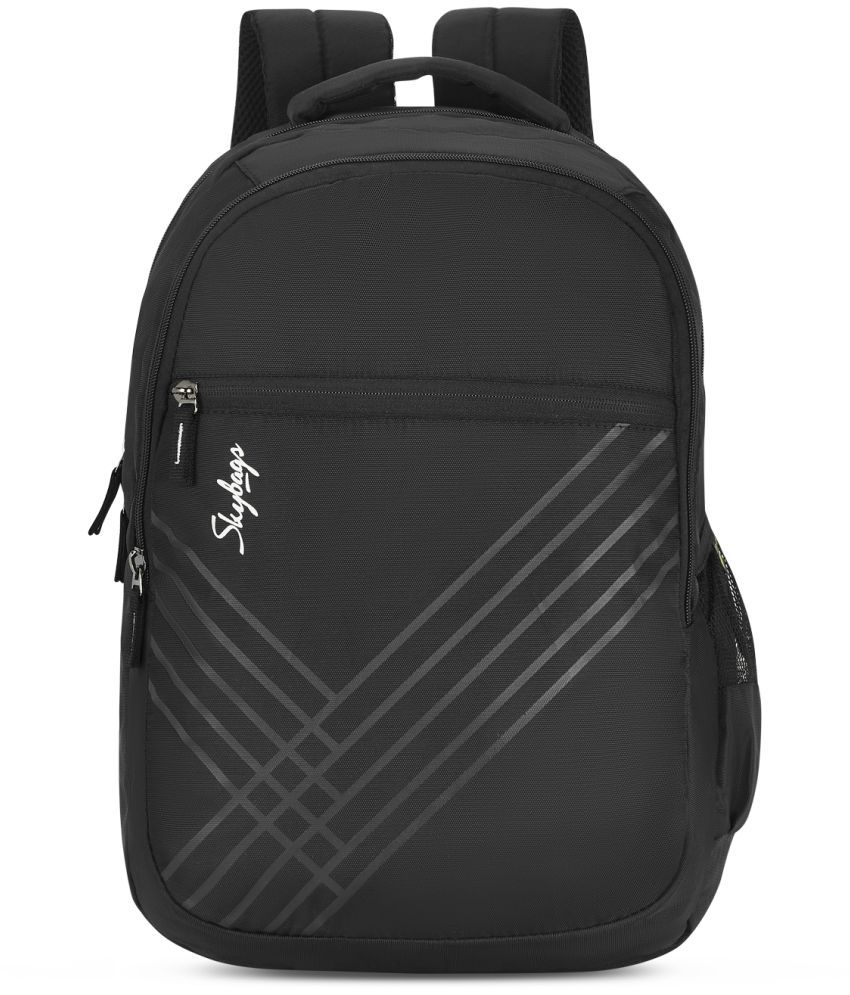     			Skybags Black Polyester Backpack ( 29 Ltrs )