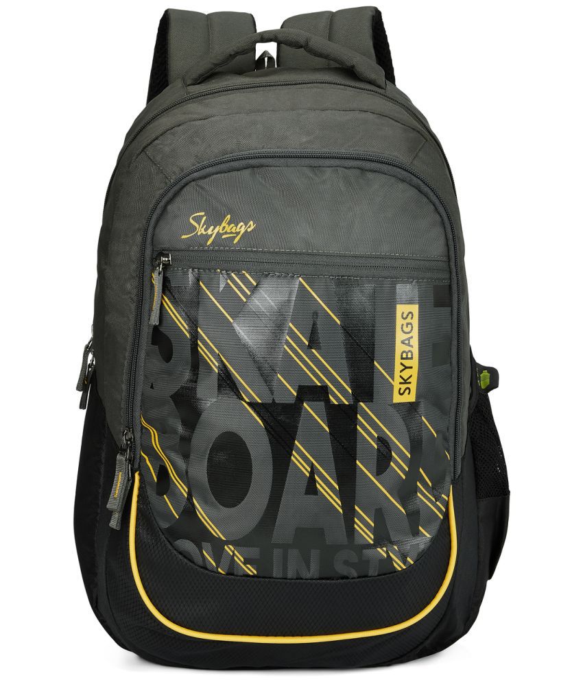     			Skybags Black Polyester Backpack ( 31 Ltrs )