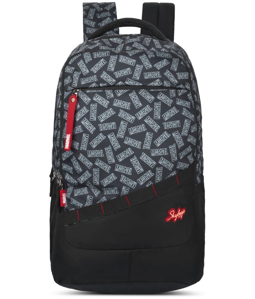     			Skybags Black Polyester Backpack ( 32 Ltrs )