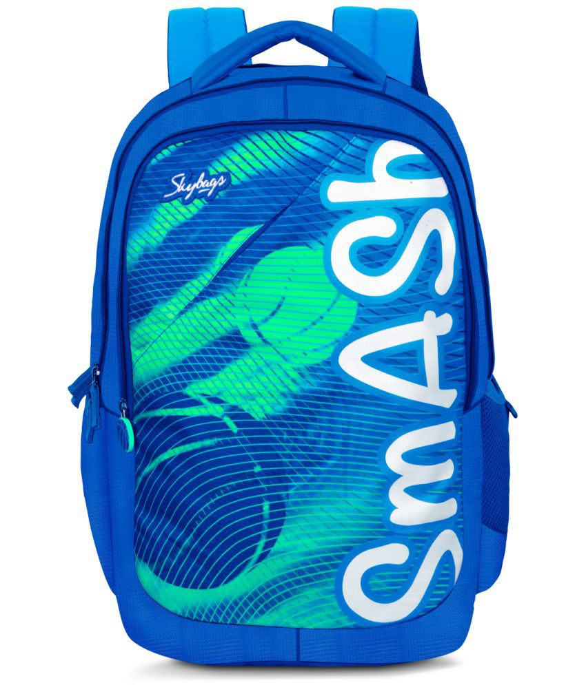     			Skybags Blue Polyester Backpack ( 30 Ltrs )