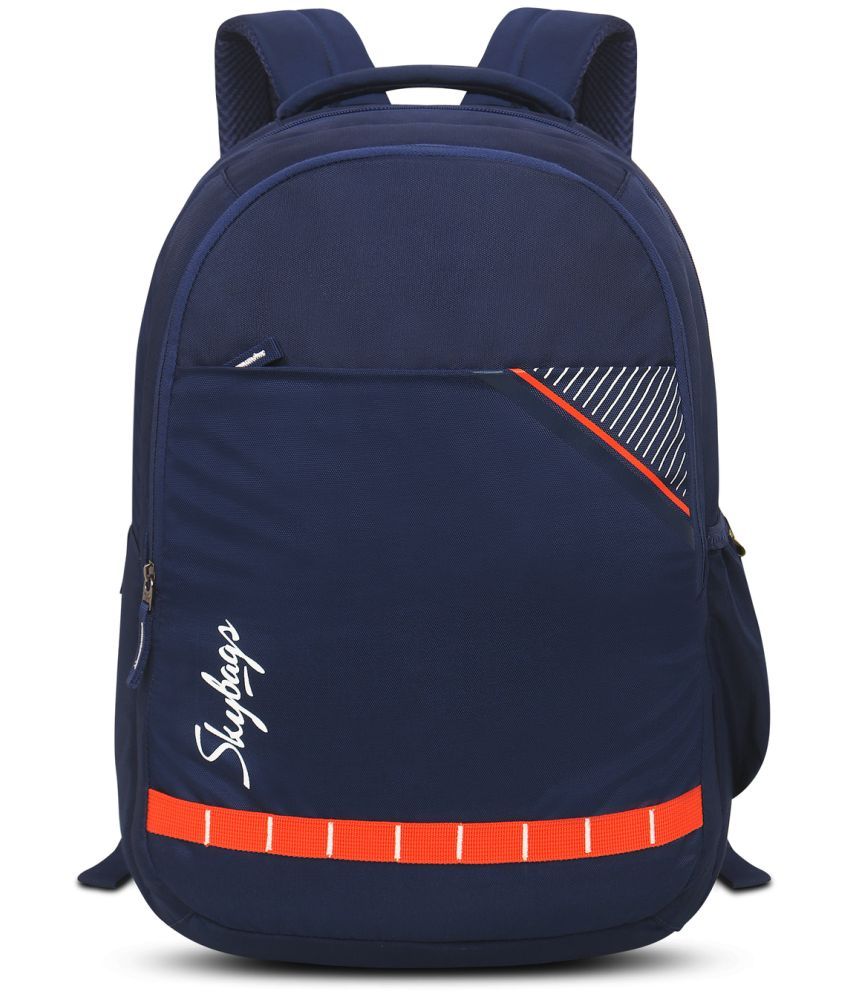     			Skybags Blue Polyester Backpack ( 32 Ltrs )