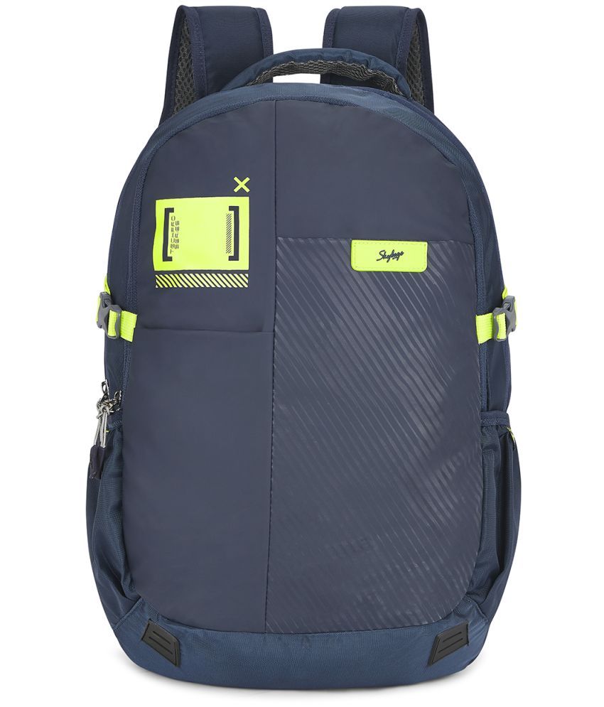     			Skybags Blue Polyester Backpack ( 35 Ltrs )