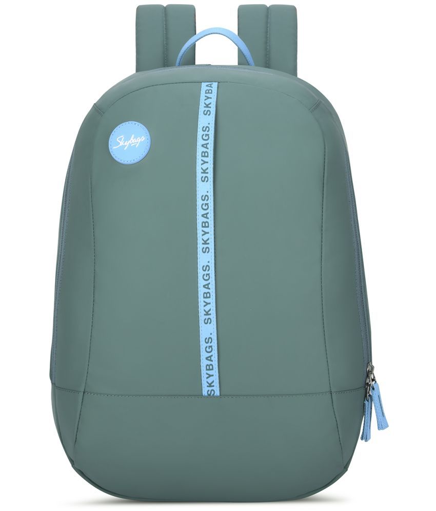     			Skybags Green Polyester Backpack ( 15 Ltrs )