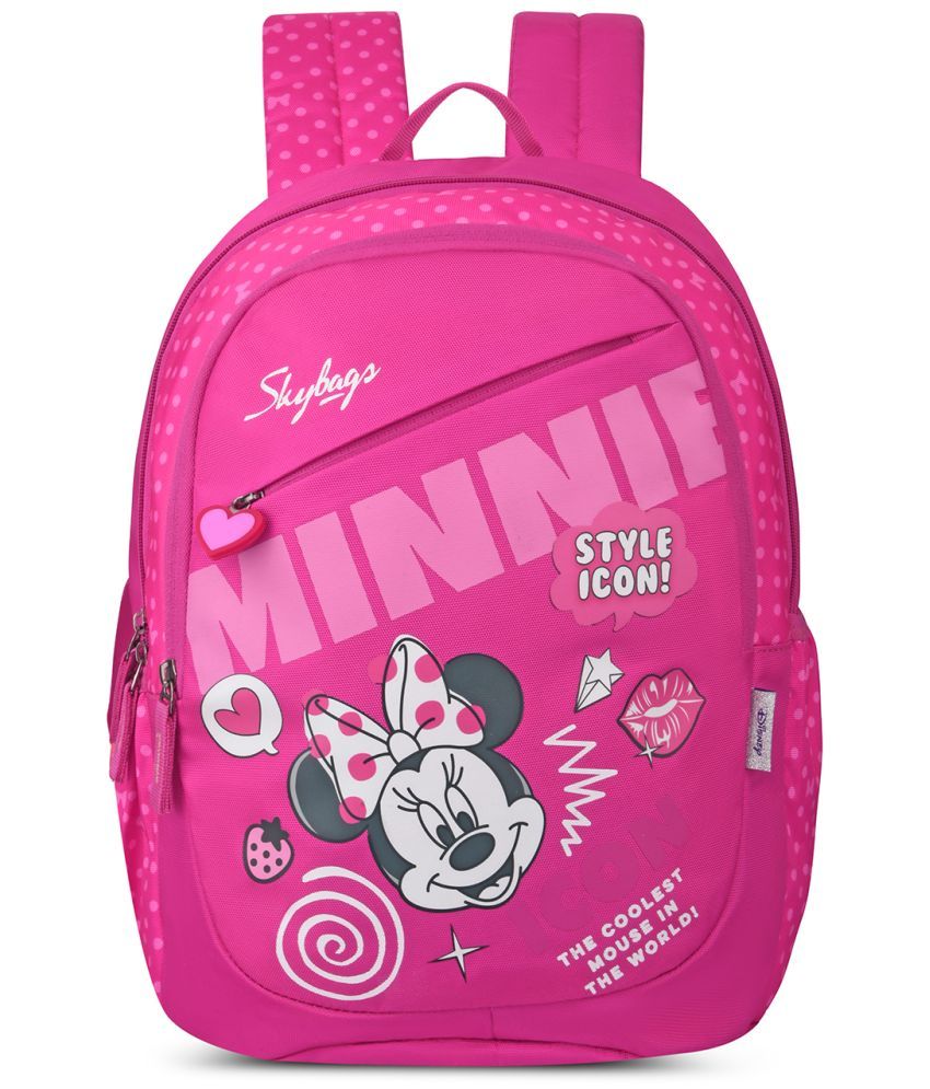     			Skybags Pink Polyester Backpack ( 18 Ltrs )