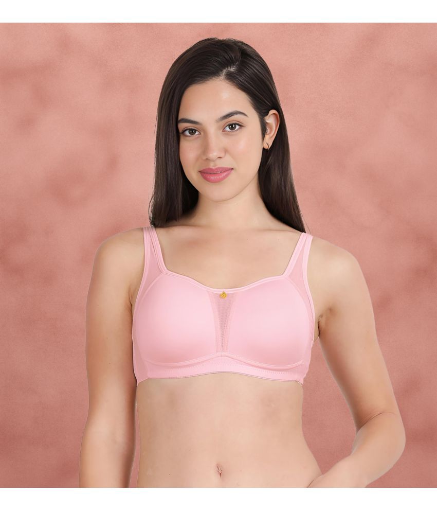     			Taabu Pink Nylon Lightly Padded Women's Minimizer Bra ( Pack of 1 )