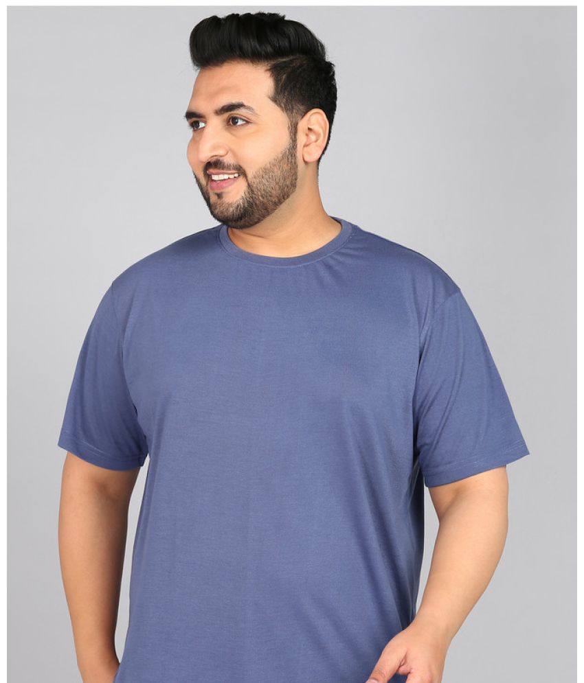     			XFOX Cotton Blend Regular Fit Solid Half Sleeves Men's T-Shirt - Turquoise ( Pack of 1 )