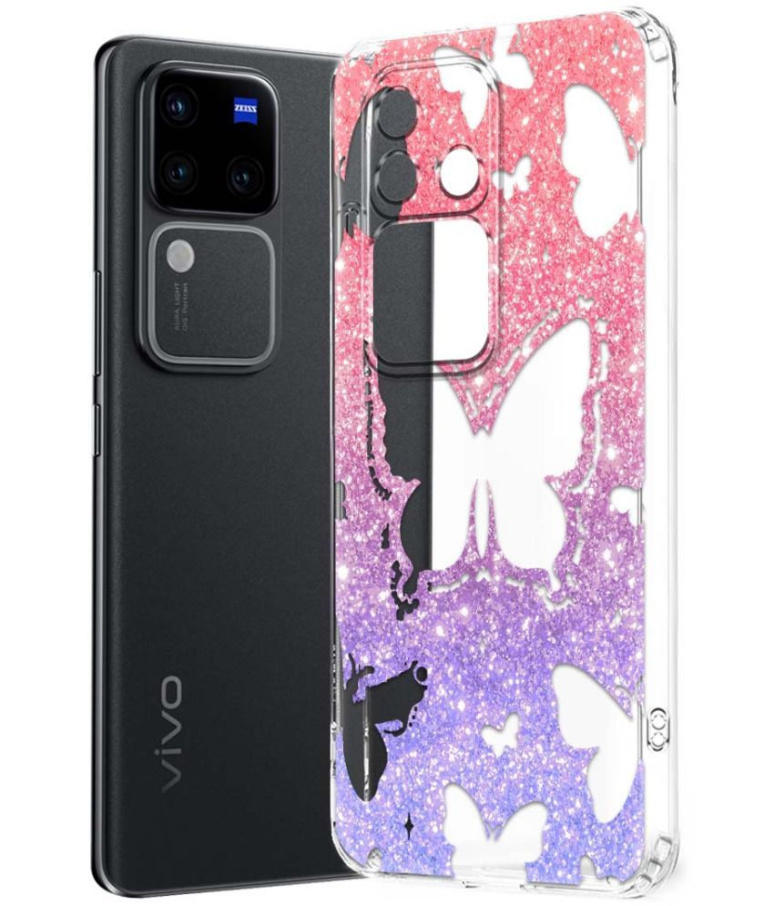     			Fashionury Multicolor Printed Back Cover Silicon Compatible For Vivo V30 Pro 5G ( Pack of 1 )