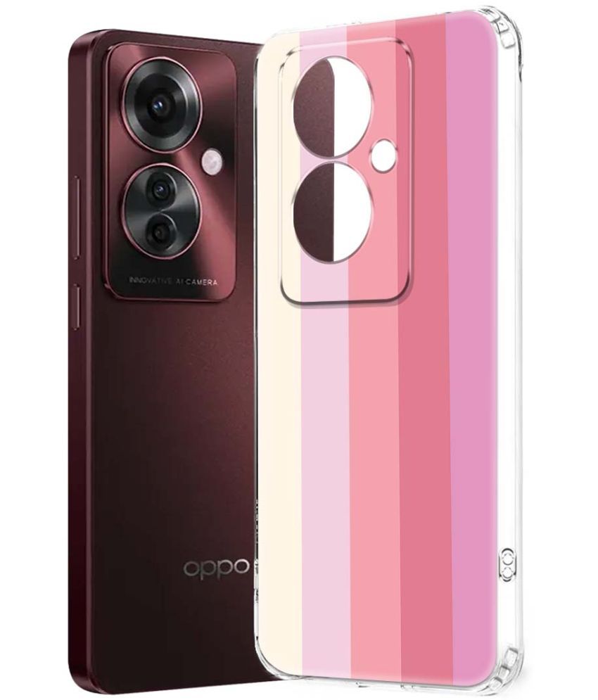     			Fashionury Multicolor Printed Back Cover Silicon Compatible For Oppo F25 Pro 5G ( Pack of 1 )