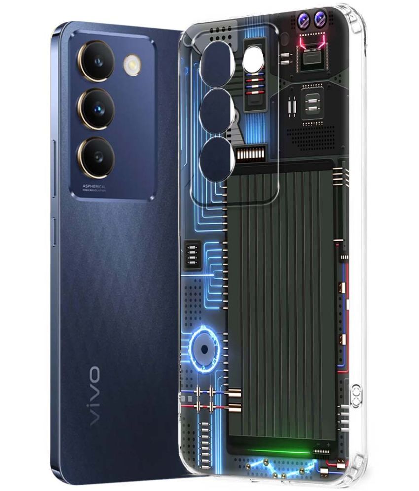     			Fashionury Multicolor Printed Back Cover Silicon Compatible For Vivo Y200e 5G ( Pack of 1 )