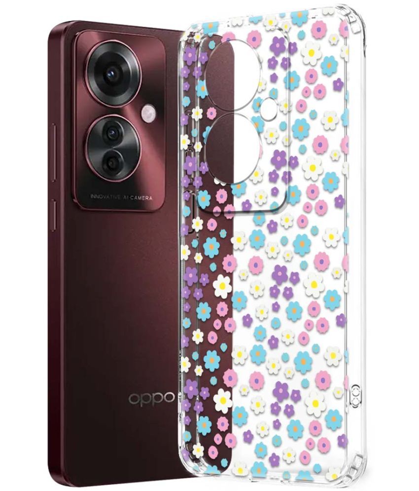     			Fashionury Multicolor Printed Back Cover Silicon Compatible For Oppo F25 Pro 5G ( Pack of 1 )