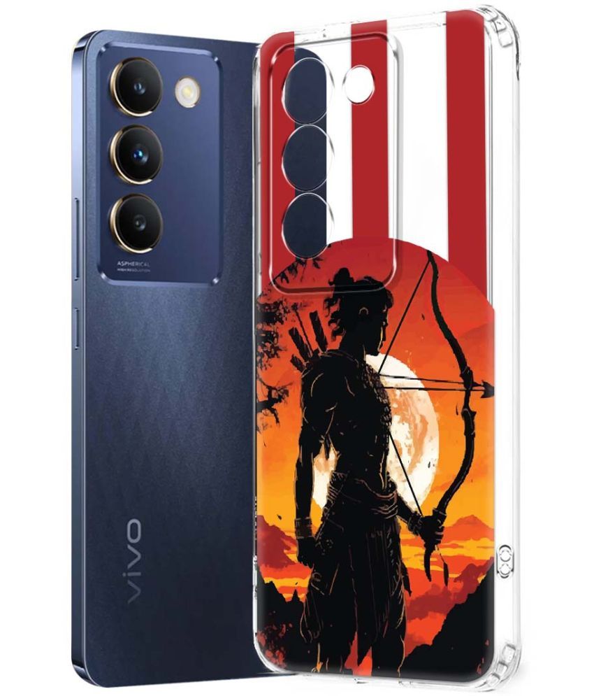     			Fashionury Multicolor Printed Back Cover Silicon Compatible For Vivo Y200e 5G ( Pack of 1 )